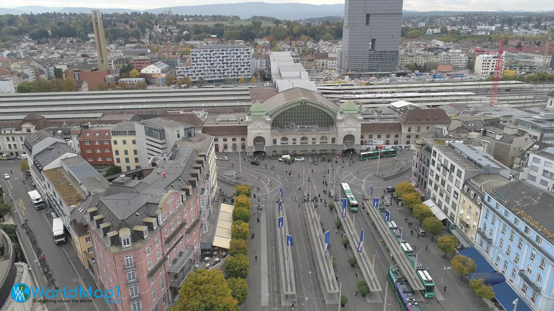 Basel SBB Station in Switzerland